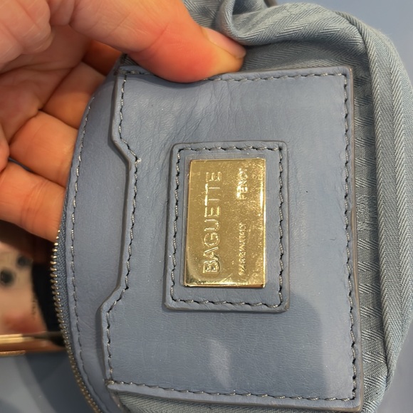 Rare color! FENDI Runway! GORGEOUS FENDI Baby Blue Baguette! PERFECT CONDITION - Picture 8 of 12